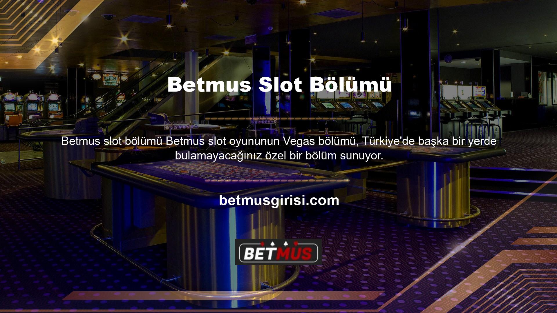 Farklı bir şey denemek istiyorsanız, hareket dengesini ayarlayarak casino alanını keşfedebilirsiniz