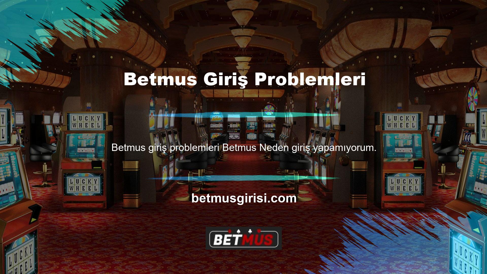 Betmus bahis şirketi, cep telefonunuzla çevrimiçi kayıt yaptırabilirsiniz, ayrıca casino içeriği ve canlı casino içeriği de dahil olmak üzere zengin bir içerik yapısına sahiptir